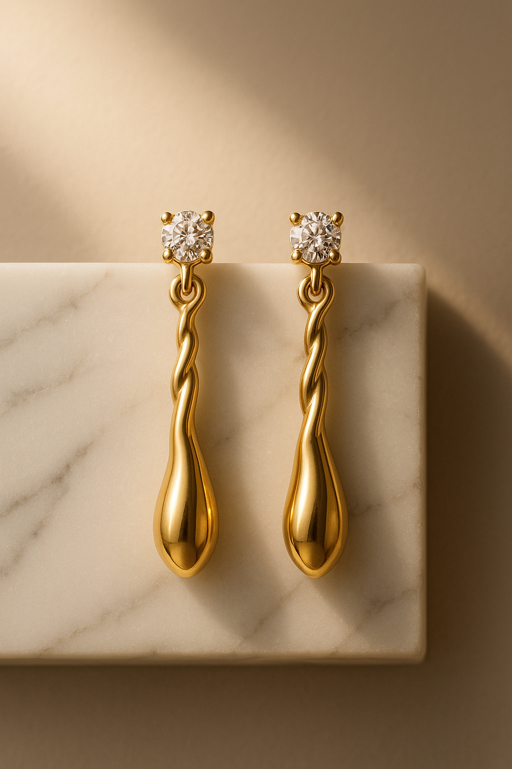 Serpentine Drop Earrings